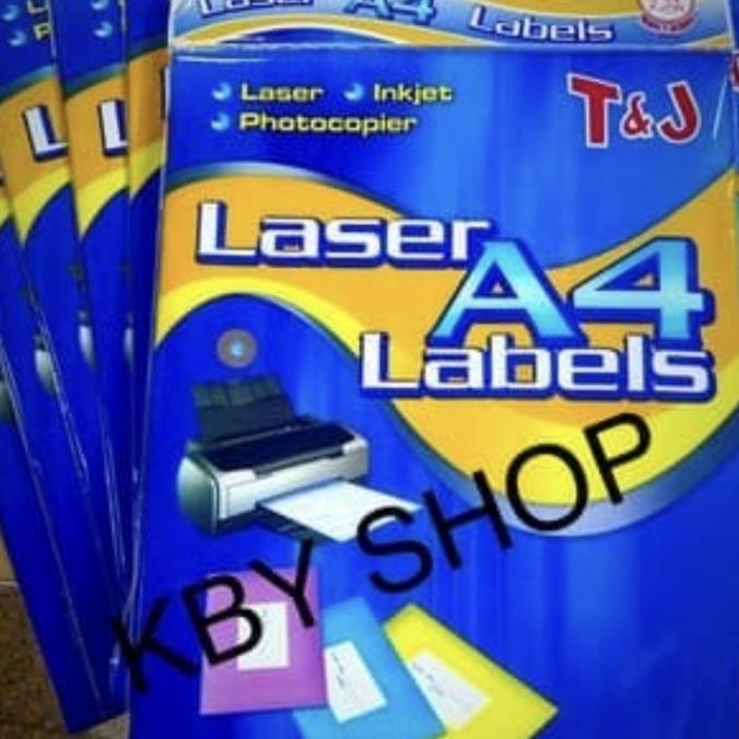 

Sticker Label T&J Ukuran A4 Laser Tj L01 Stiker Kode 978