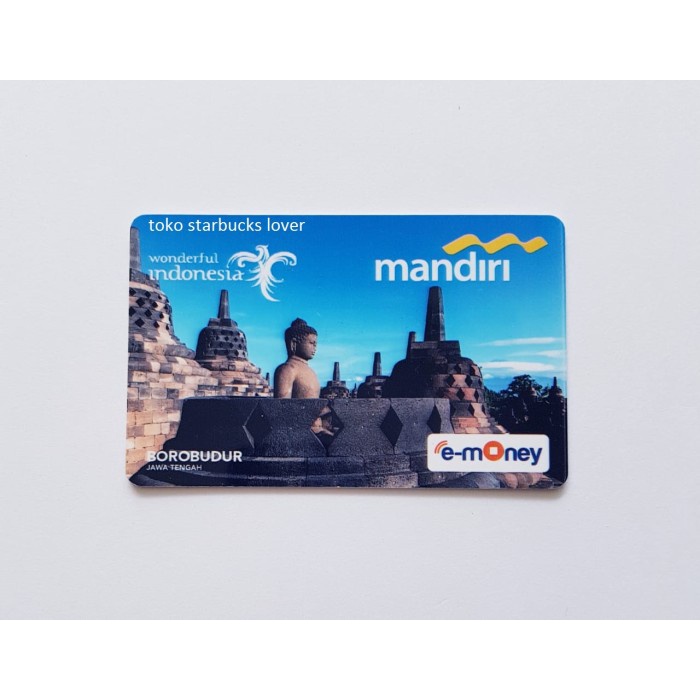 KARTU EMONEY MANDIRI SERIES WONDERFUL INDONESIA BOROBUDUR