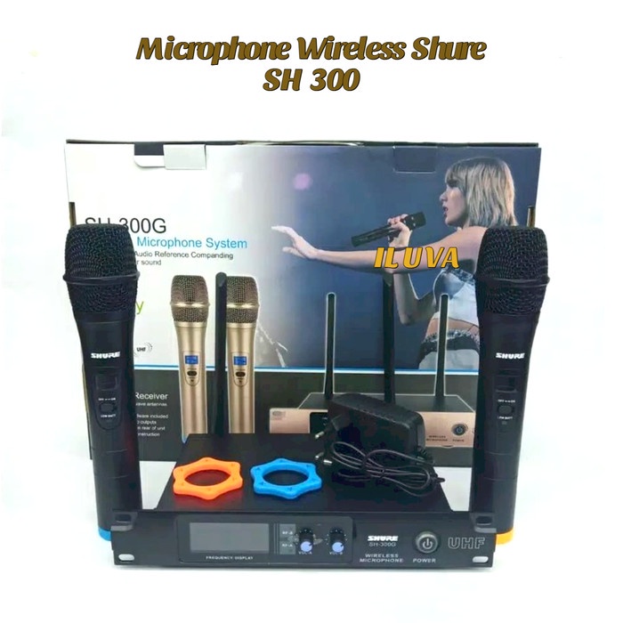 Mic wireless Shure SH 300 G Mic Handheld