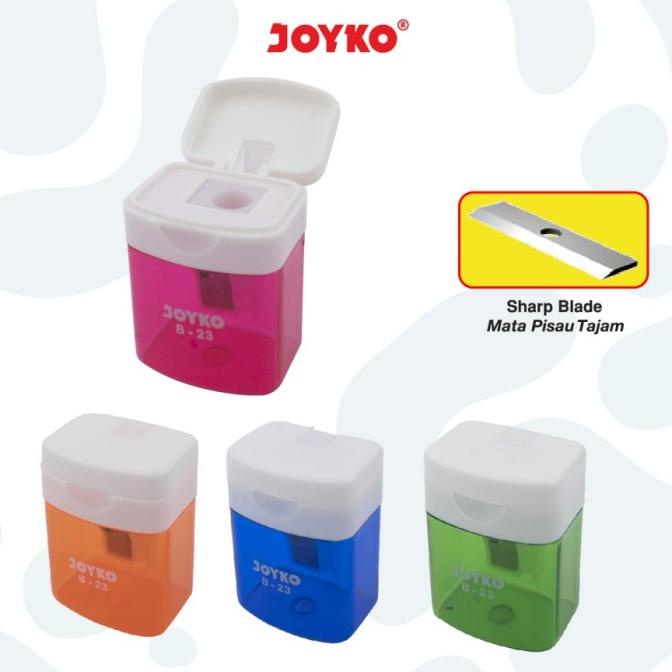 

Serutan Rautan Pensil Joyko Pencil Sharpener Tajam Model Kotak Kode 496