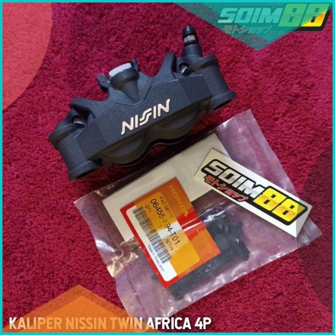 Kaliper Nissin Twin Africa / CB Exmotion 4 piston 20JVLZ3 sparepart 3