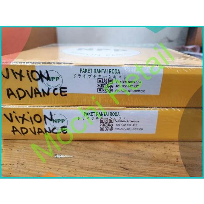 Gear Set New Vixion Advance NVA NPP 20JVLZ3 suku cadang  acces