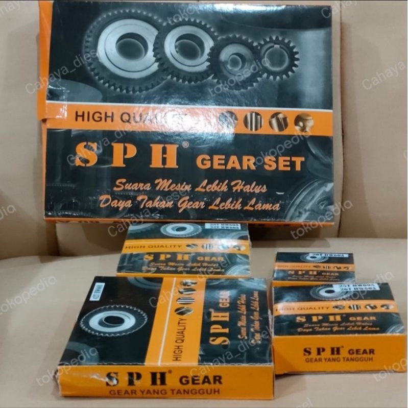 HW60 Gigi Gear set Gear set Girset Pecah Kulit Gabah Beras YANMAR HW60