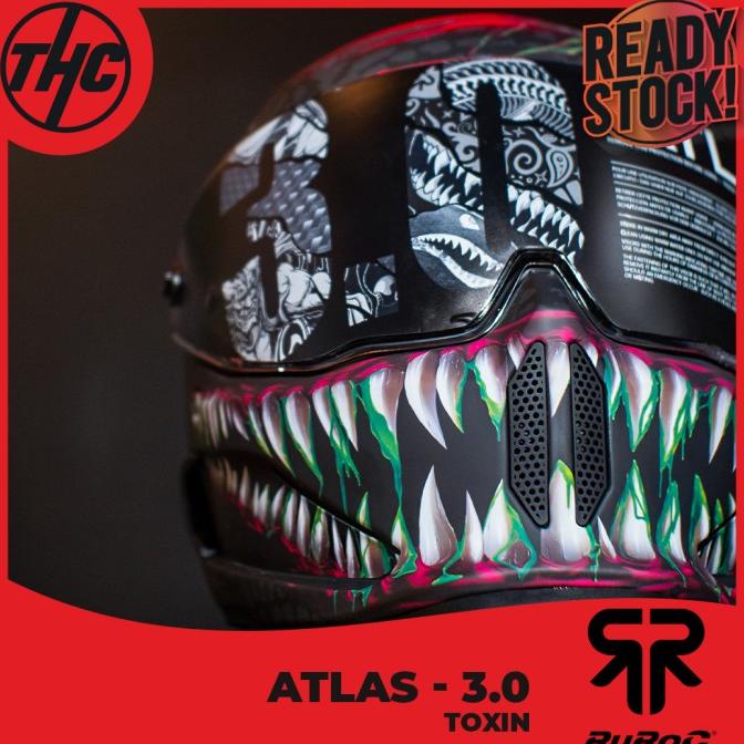 RUROC ATLAS 3.0 TOXIN FULL FACE HELMET WIRATINA5