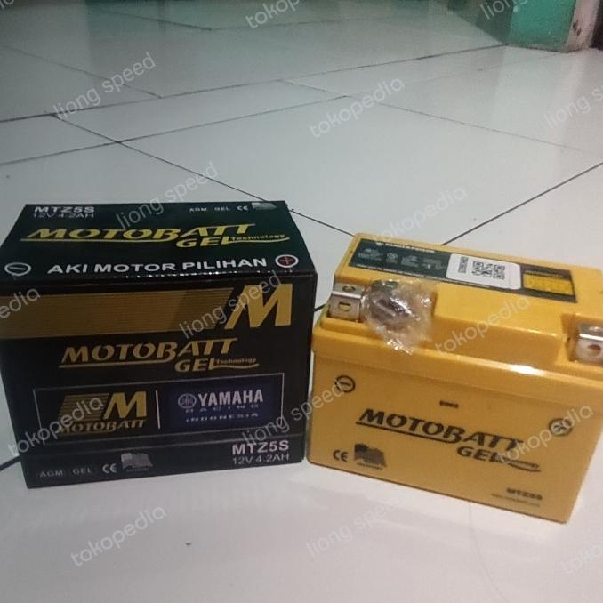 AKI MOTOR BEAT SCOOPY VARIO SPACY KARBU MOTOBATT MTZ5S ORIGINAL  LINAHANI5