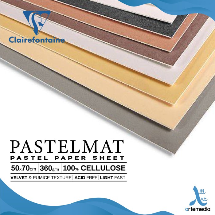 

Promo Kertas Gambar Clairefontaine Pastelmat Pastel Paper Sheet Terbaru