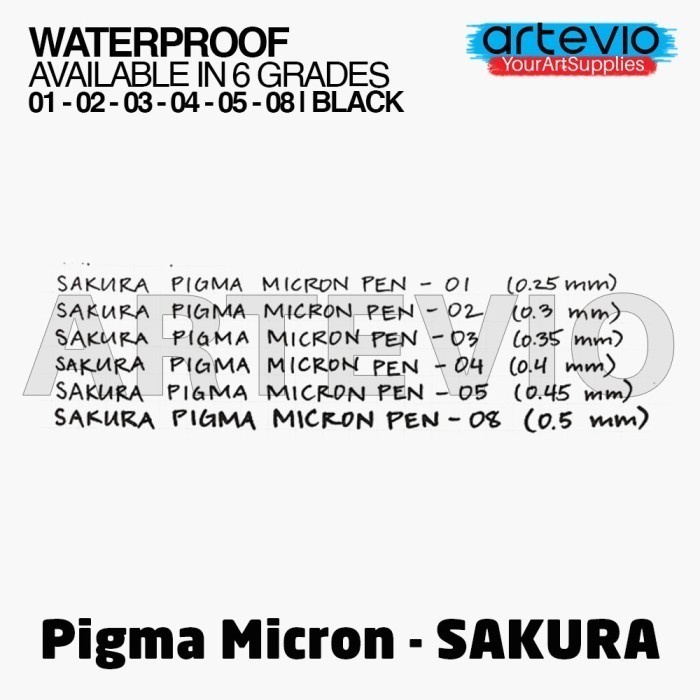 

Murah Drawing Pen Sakura Pigma Micron Set _.