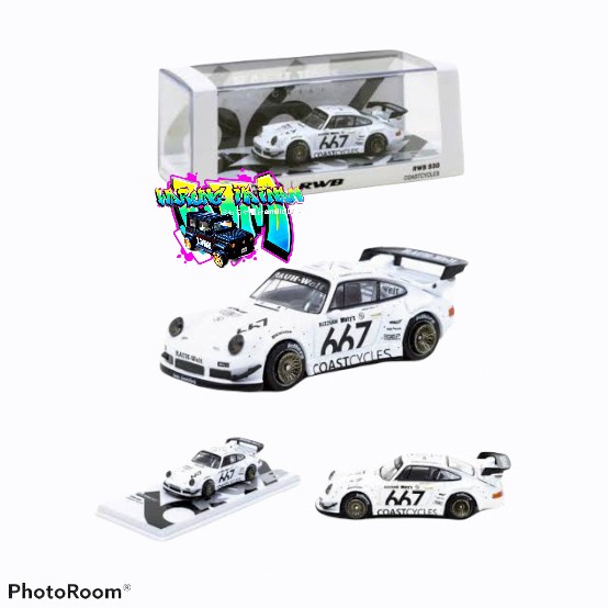 PROMO DIECAST PORSCHE RWB930 COASTCYCLES TERLARIS