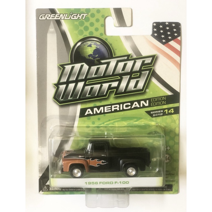 HOT SALE GREENLIGHT MOTOR WORLD 1956 FORD F100 SERIES 14 TERBARU