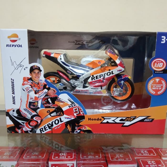 FLASH SALE DIECAST MOTOGP MARC MARQUEZ MINIATUR MOTOGP REPSOL HONDA TERBARU