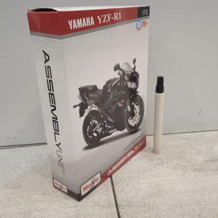 HOT SALE MAISTO DIECAST ASSEMBLY LINE MAISTO YAMAHA YZF-R1 SKALA 1:12 TERMURAH