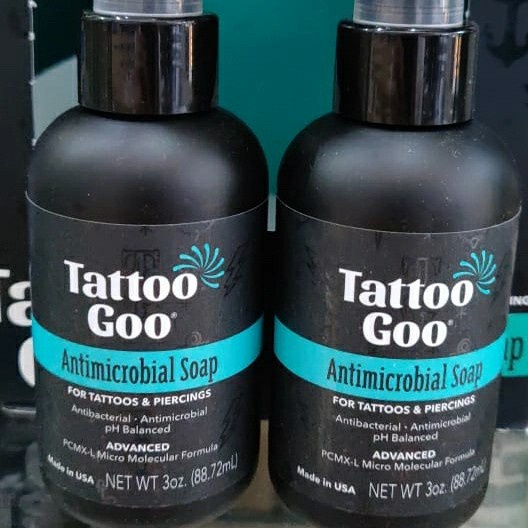 Tattoo goo antimicrobial soap 3oz