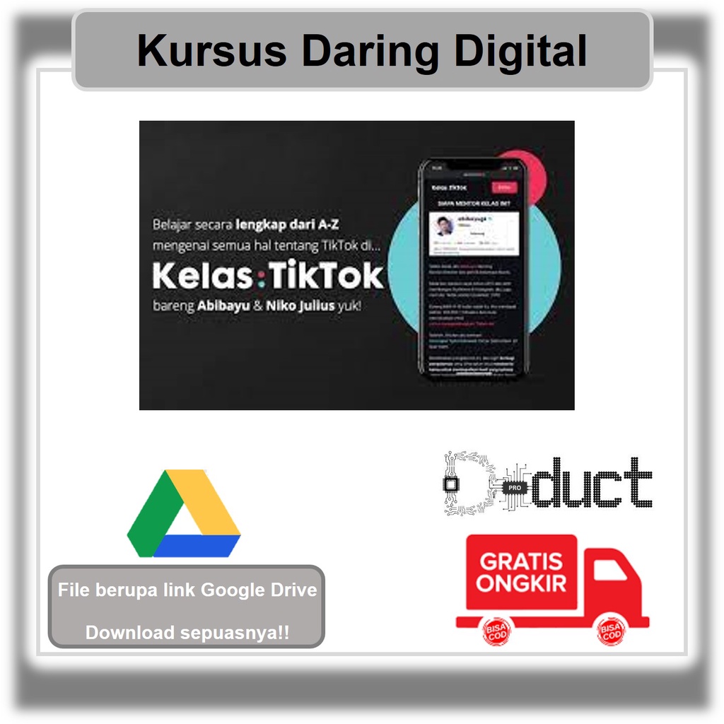 KELAS TIKTOK ID - Ecourse Tiktok Bangun Branding