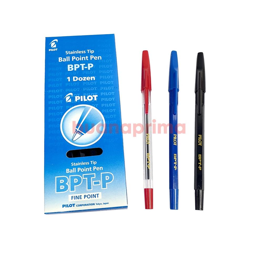 

Promo Pulpen Pilot BPTP isi 12 pcs Pen Ballpoint Hitam Biru Merah BPT-P Bolpen Bolpoin Murah