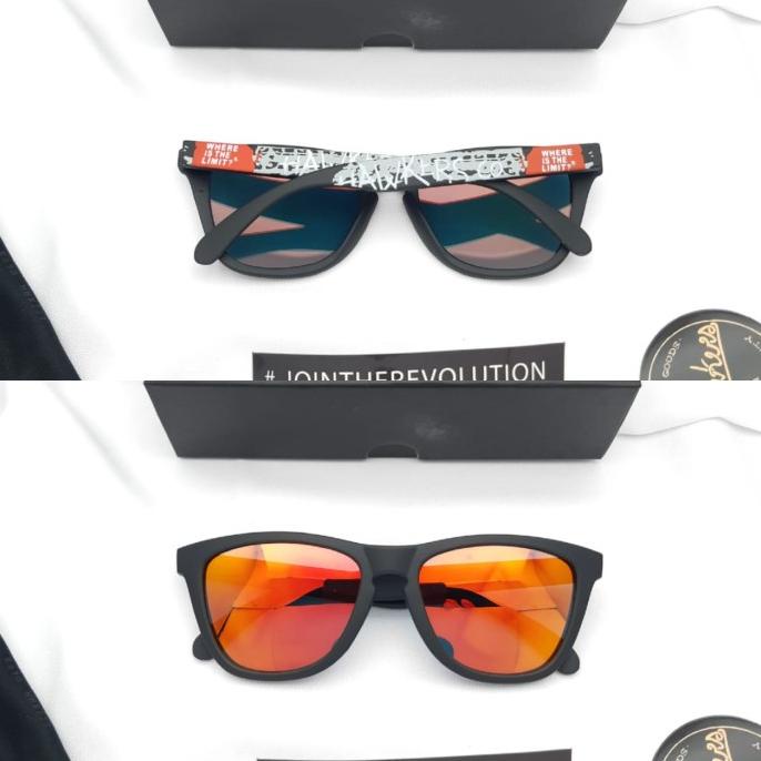 Kacamata Sunglasses Polarized Hawkers Grafity Fire Fullset