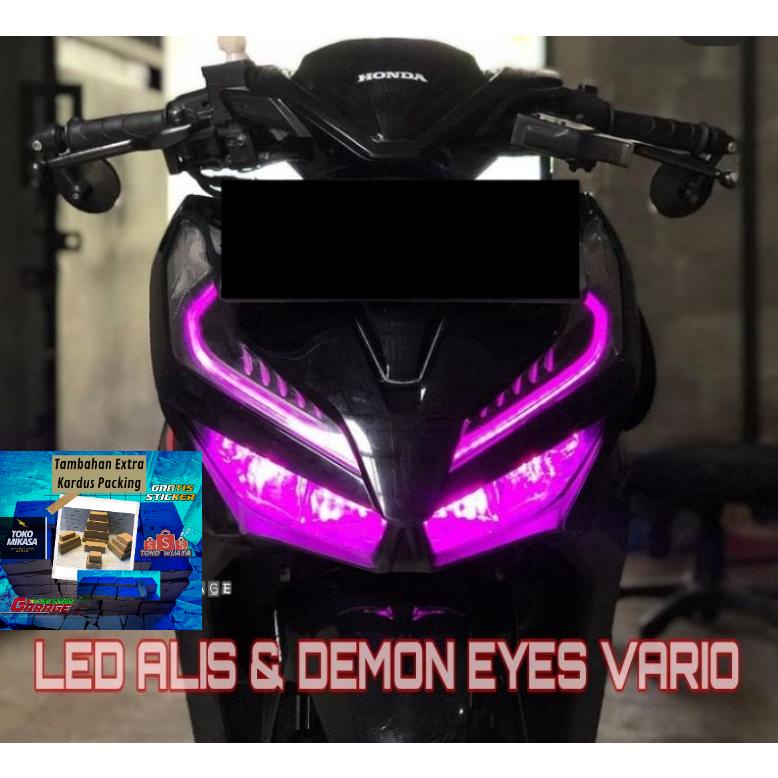 Berkualitas SEPAKET LED ALIS VARIO 125 150 & DEMON EYES