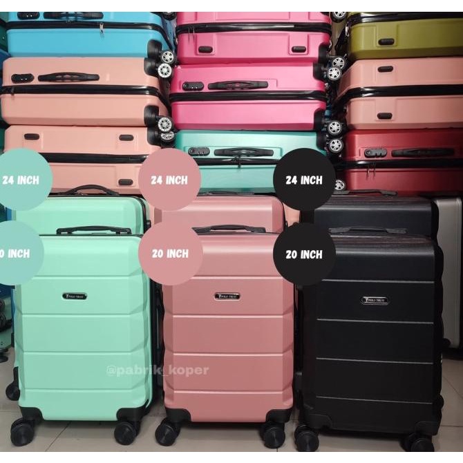 Koper Premium 24 Inch 7182 Polo Koper Traveling , Koper Pakaian, Star Seller