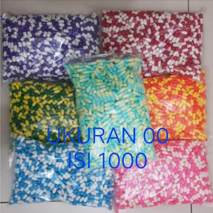 JM- CANGKANG KAPSUL KOSONG 00 ISI 1000/KAPSUL KOSONG