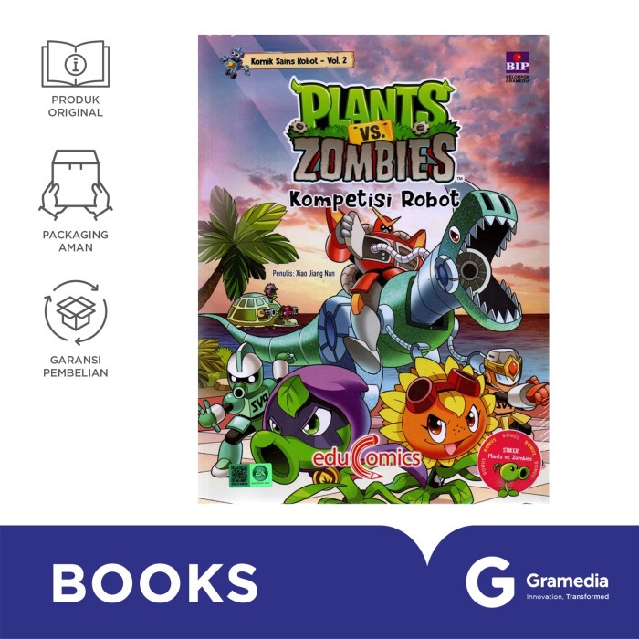 Promo Educomics Plants Vs Zombies Komik Sains Robot: Kompetisi Robot (2) Terbaru