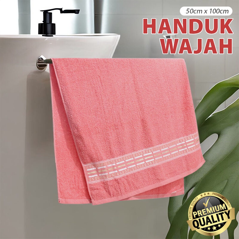 Handuk Mandi Hotel Kecil / Handuk Ukuran 75cm x 33cm/ Handuk  Bahan Katun Anti Bakteri Dan Anti Bau - J3C5