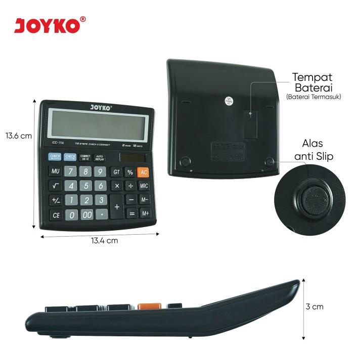 

TERLARIS - CALCULATOR / KALKULATOR JOYKO CC-11A / 12 DIGITS / CHECK CORRECT