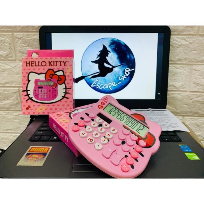 

TERLARIS - KALKULATOR KEPALA HELLO KITTY PINK 12 DIGIT - CALCULATOR HELLO KITTY