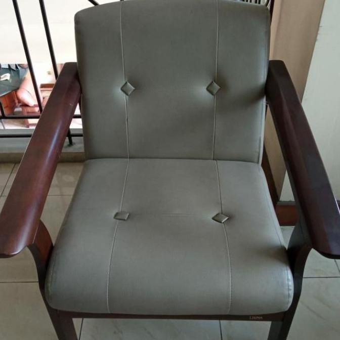 Kursi Tamu Kayu Asli 1 Set Aprilia Ligna (311 + 2 Meja Kaca) Sofa Kayu Torcyrorcy