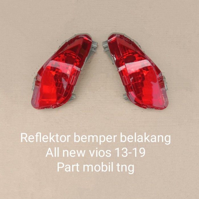 reflektor replektor lampu bemper belakang vios gen 3 rh/lh original