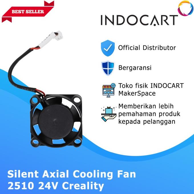 Indocart 3D Printer Parts Creality Silent Axial Cooling Fan 2510 24V Kode 105