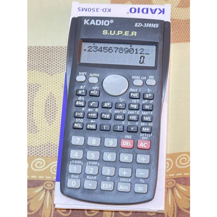 

TERLARIS - KALKULATOR SCIENTIFIC SEKOLAH KADIO - CALCULATOR UJIAN SEKOLAH SIN COS