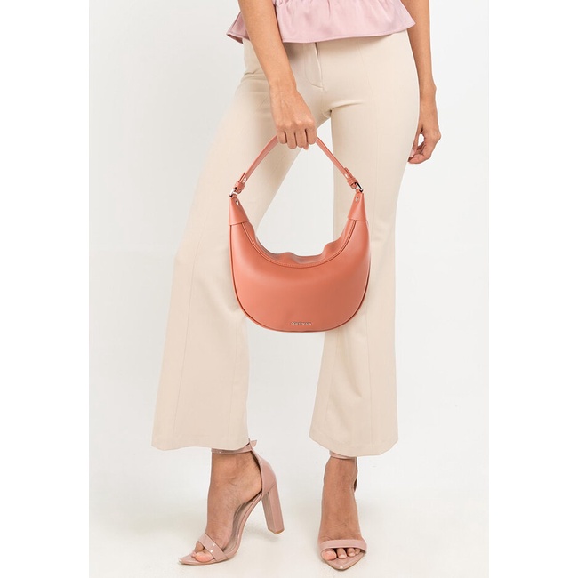 Tas Hand Bag Obermain Original Wanita Satchel Material PU Ori 100% Glamour Ostra Hobo (L) Woman