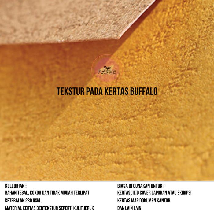 

TERLARIS - KERTAS BUFFALO 230 GSM UKURAN A4 (21 CM X 29.7 CM) ISI 50 LEMBAR