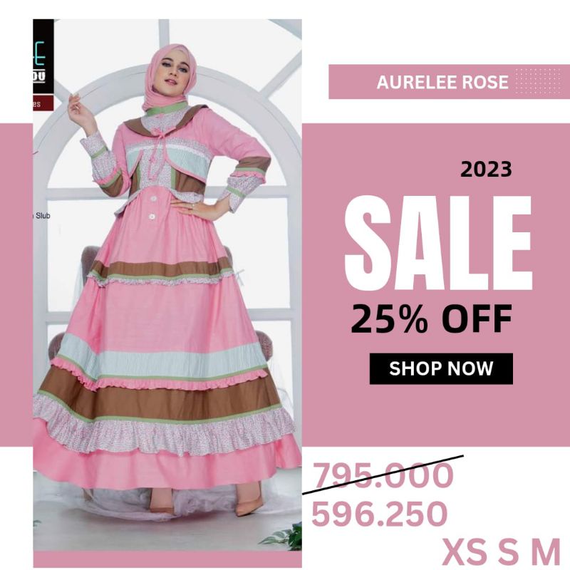 gamis aurelee sale