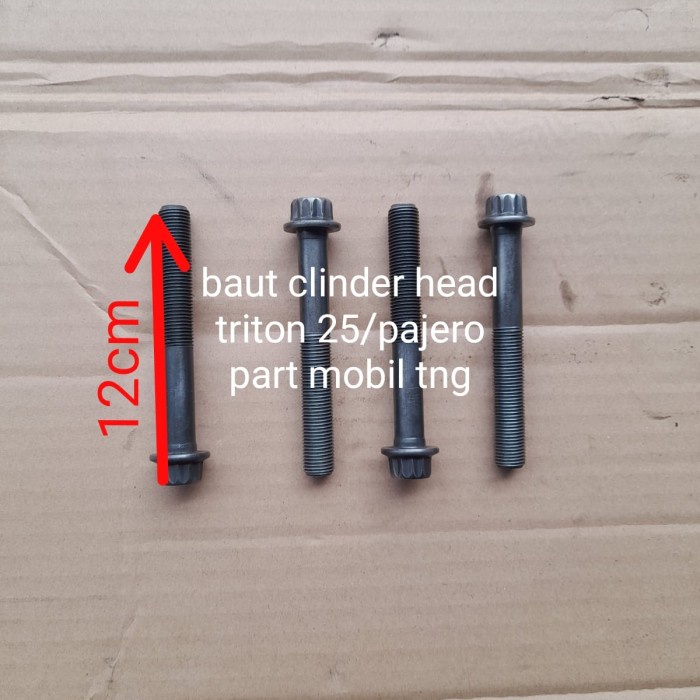 baut bolt bold cylinder head deksel mitsubishi pajero triton 2.5 4d56u