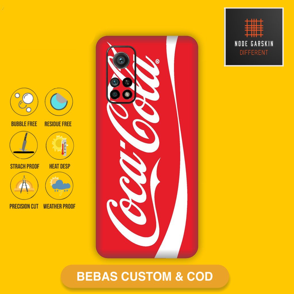 Garskin Skin Vinyl Xiaomi Mi 10T MI10T Mi 10T pro - Fullbody Atau Backonly - Bisa Custom - drink Cas