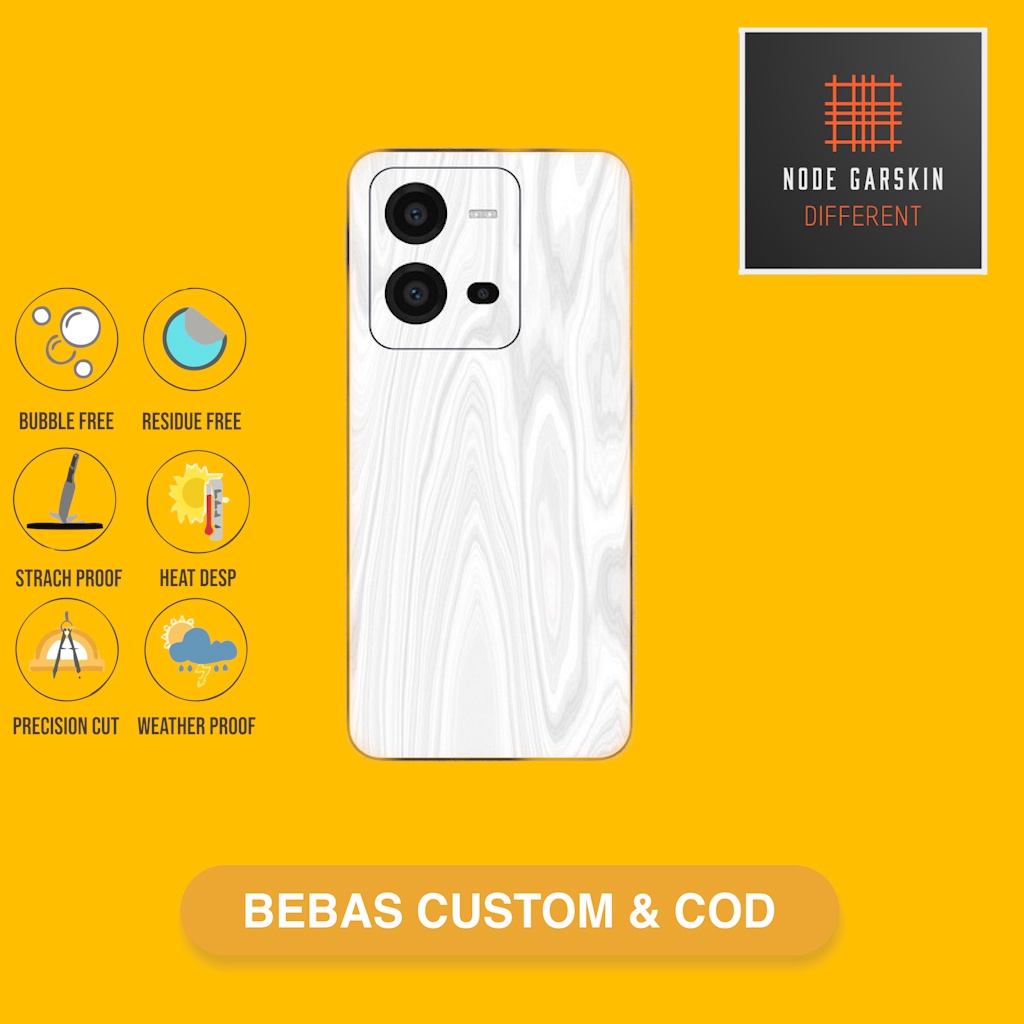 Garskin Skin Vinyl Vivo V25 5G Fullbody Atau Backonly - Bisa Custom - 13feb2023 10 Case Sticker Prot