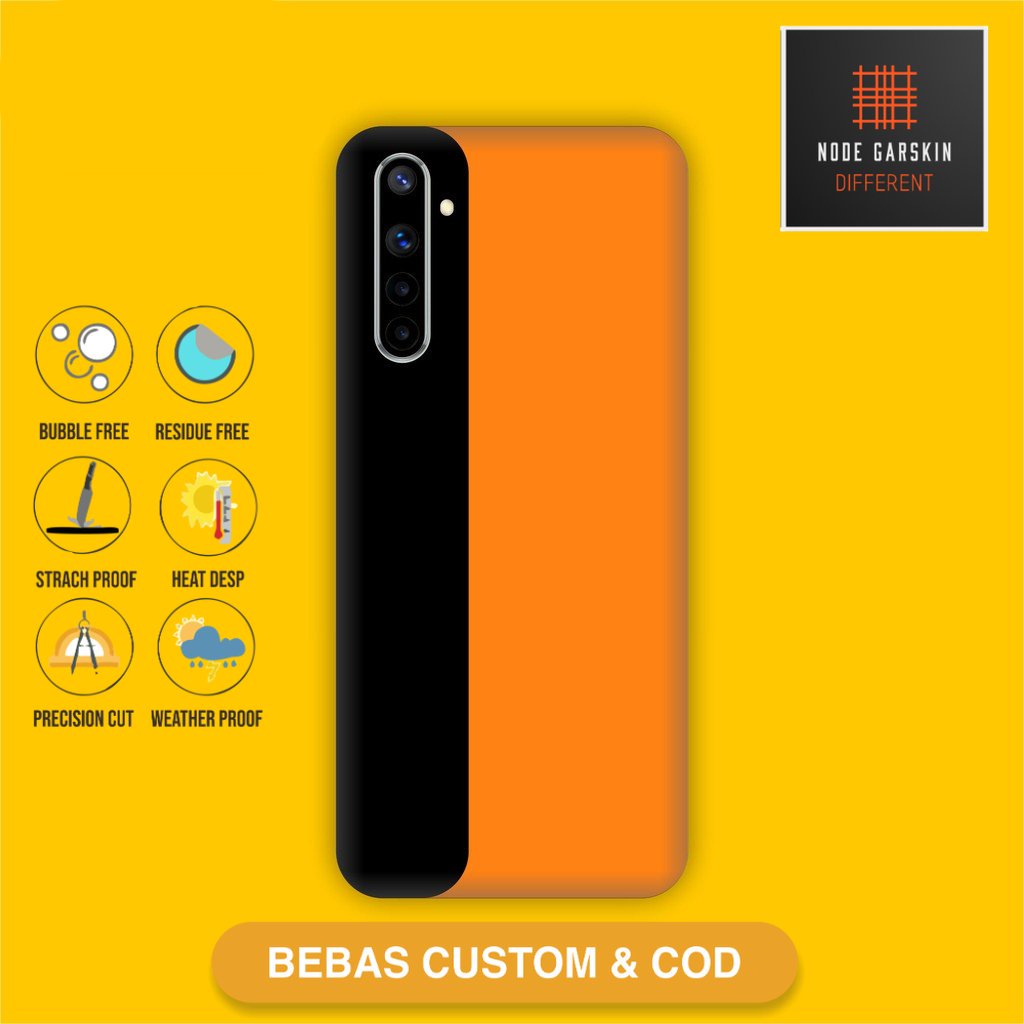 Garskin Skin Vinyl Realme 6 dan realme 6 Pro - Bisa Custom - 18 Case Sticker Protector