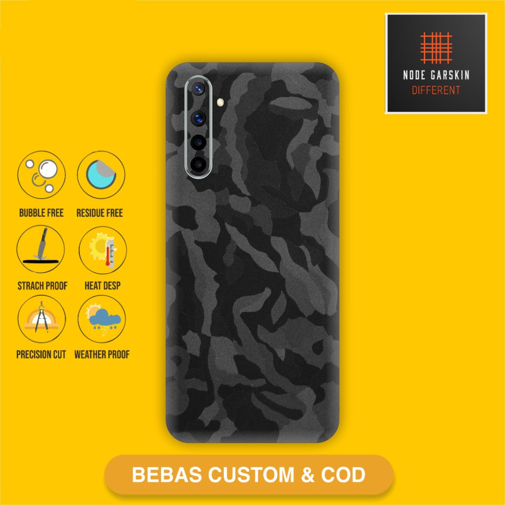 Garskin Skin Vinyl Realme 6 dan realme 6 pro - Bisa Custom - 3 Case Sticker Protector