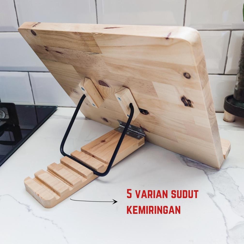 

Promo Wooden Book Stand Cookbook Stand Holder Penyangga Buku Laptop Tablet Kanvas Lukis Gambar Kayu Bb634