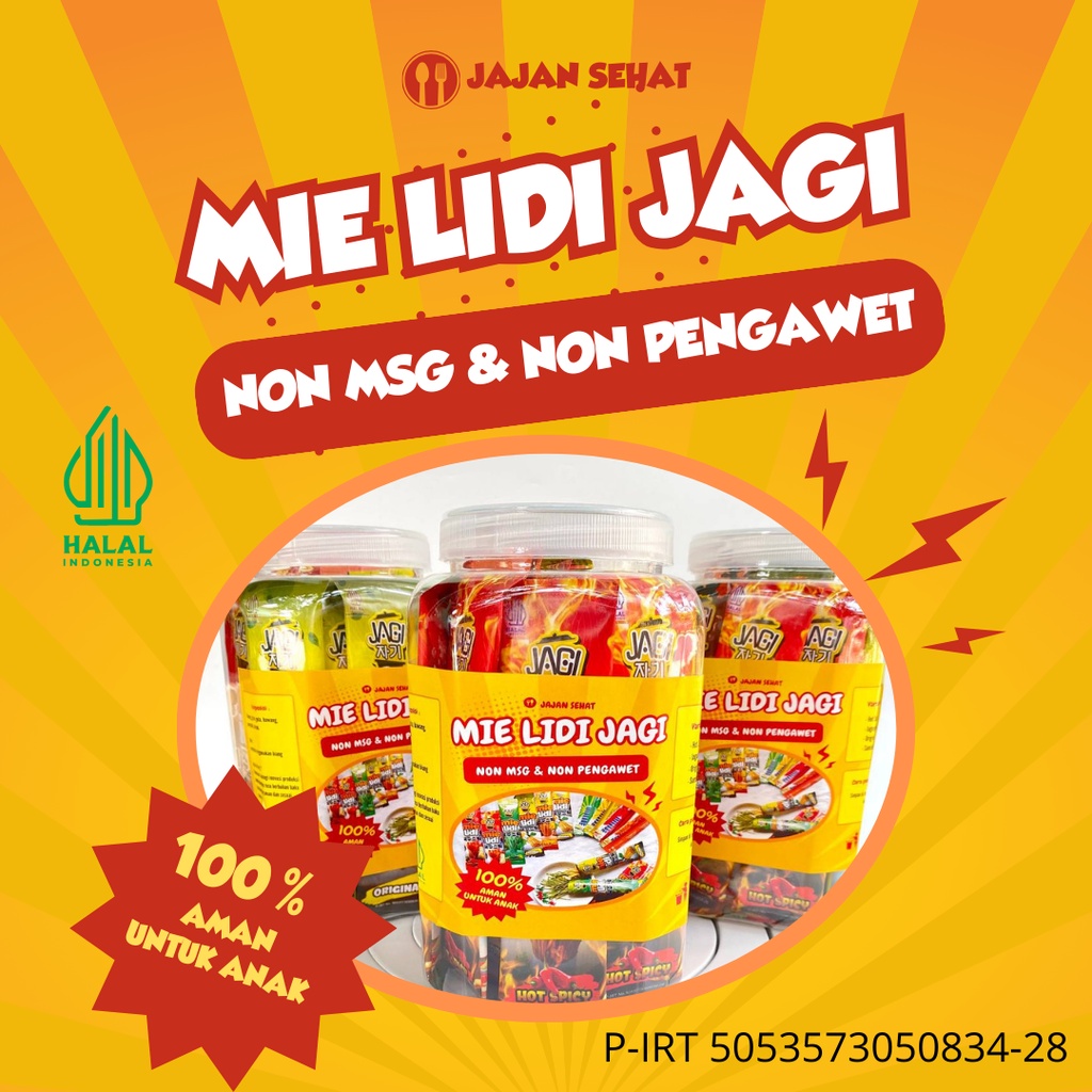 

PAKET HEMAT MIE LIDI JAGI KEMASAN TOPLES