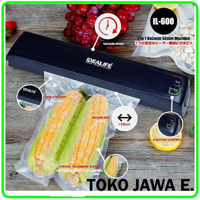 Promo Idealife Il-600 Vacum Sealer/Vacum Packing/Vacum Sealing Paling Top