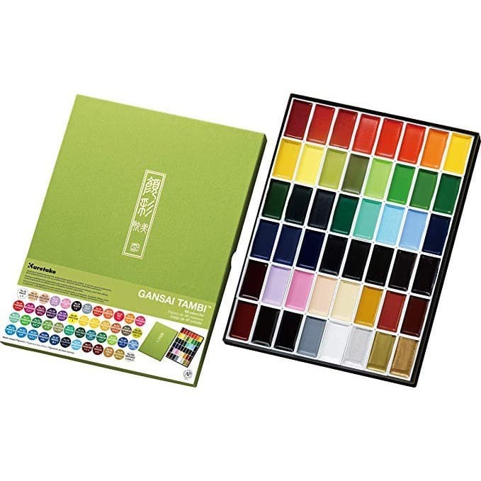 

ZIG KURETAKE WATER COLOUR GANSAI TAMBI MC20/48V