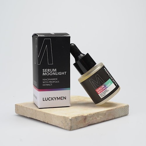 Luckymen serum moonlight original - Luckymen - Serum Moonlight - Mencerahkan dan Mengobati Jerawat -
