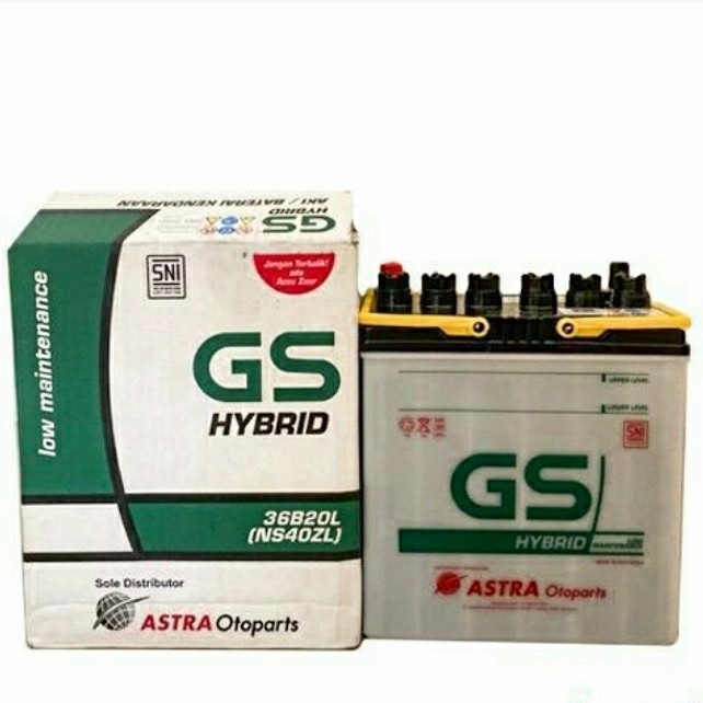 Asli Aki Mobil Suzuki Ertiga, Karimun Ns40Zl Gs Astra Hybrid Aki Basah