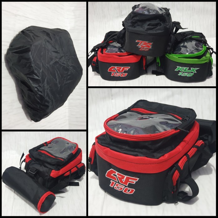 Kianoka Tas Bagasi Motor Trail Anti Air Bonus Jas Hujan. Motocross Klx Crf Ts