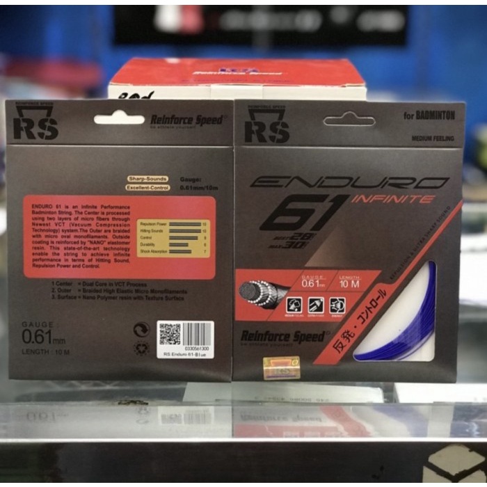 Senar Raket Badminton Rs Enduro 61 Original Terpopuler