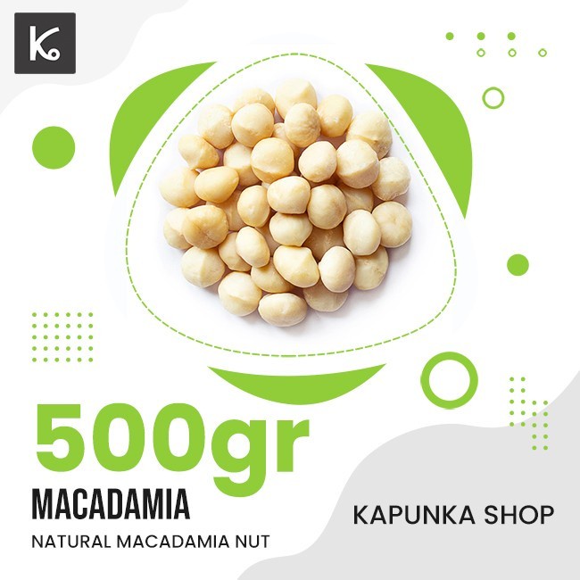 

Macadamia nut 500 gram/ Raw Macadania nut 500 gr