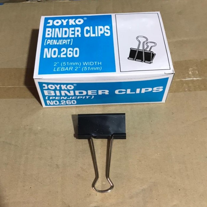 

Promo Joyko Binder Clip No 260 Penjepit Kertas