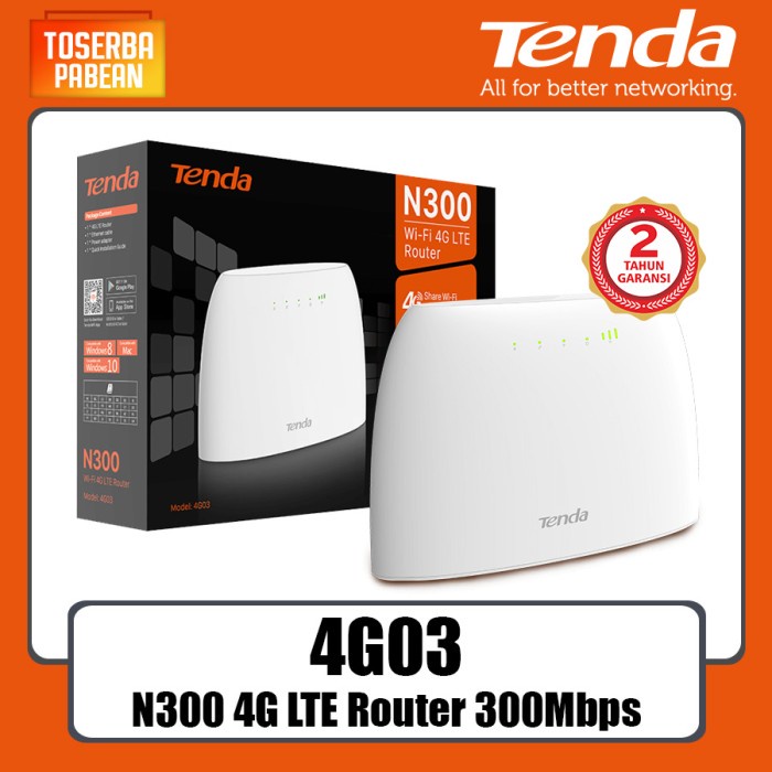 Tenda 4G03 Modem Router 4G Sim Card 3G LTE N300 Modem Wifi UNLOCK