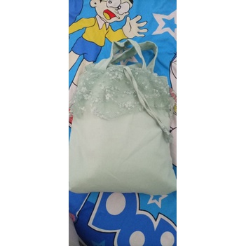 MUKENA RUSIA DALANOVA GREEN MINT PRELOVED